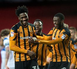 Aina's First Senior Goal Shortlisted For Hull City Goal Of The Month
